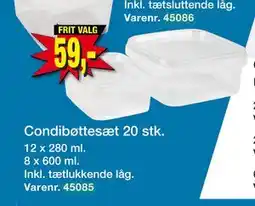 Harald Nyborg Condibøttesæt 20 stk tilbud