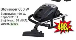 Harald Nyborg Støvsuger 600 W tilbud