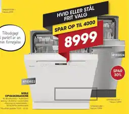 Punkt1 Miele opvaskemaskine tilbud