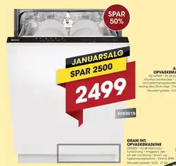 Punkt1 Gram int. opvaskemaskine tilbud