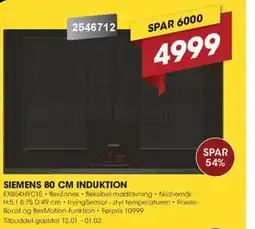 Punkt1 Siemens induktion tilbud