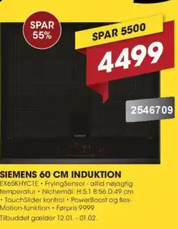 Punkt1 Siemens induktion tilbud