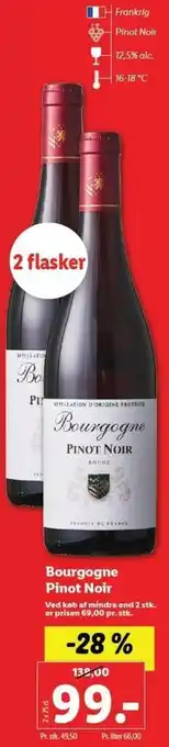 Lidl Bourgogne Pinot Noir tilbud