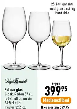 Imerco Palace glas (6-pak) tilbud