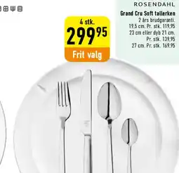 Imerco Rosendahl tallerkener tilbud