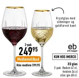 Imerco Krystalglas 2-pak tilbud