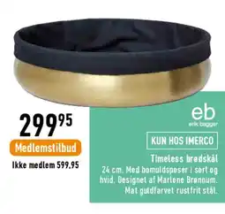 Imerco Timeless brødkurv (24 cm) tilbud