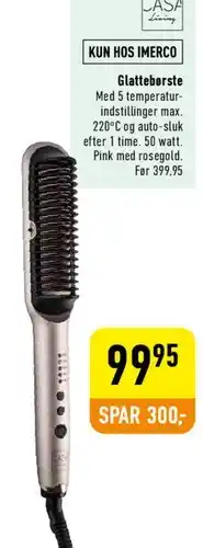 Imerco Glattebørste tilbud