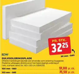 jem & fix Gulvisoleringsplade tilbud