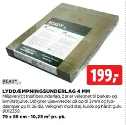 jem & fix LYDDEMPNINGSUNDERLAG 4 MM tilbud