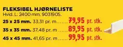 jem & fix FLEKSIBEL HJØRNELISTE tilbud