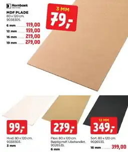 jem & fix MDF PLADE tilbud