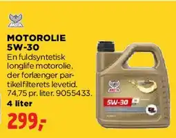 jem & fix Motorolie 5W-30 tilbud