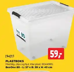 jem & fix Plastboks med låg tilbud