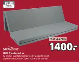 JYSK JOG LA foldemadras tilbud