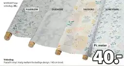 JYSK Voksdug (pr. meter) tilbud