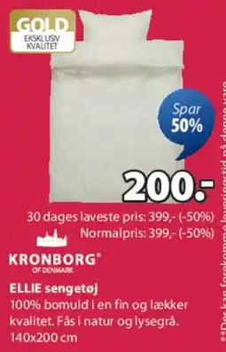 JYSK ELLE sengetøj tilbud