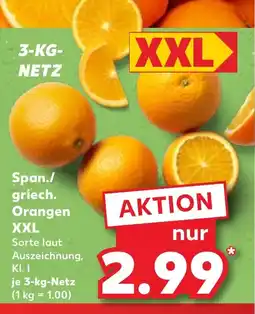 Kaufland DE Span./ griech. Orangen XXL tilbud
