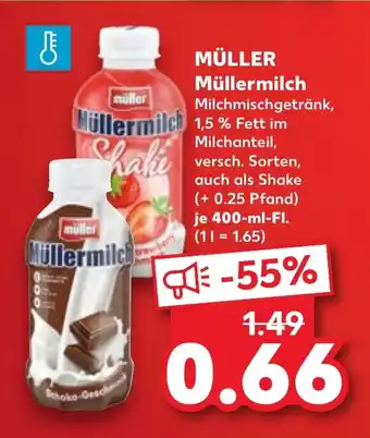 Kaufland DE MÜLLER Müllermilch tilbud