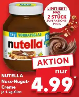 Kaufland DE NUTELLA Nuss-Nugat- Creme tilbud