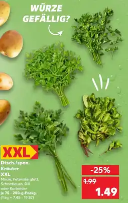 Kaufland DE Dtsch./span. Kräuter XXL tilbud