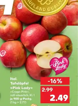 Kaufland DE Ital. Tafeläpfel Pink Lady tilbud