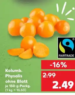 Kaufland DE Kolumb. Physalis ohne Blatt tilbud