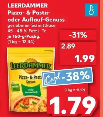 Kaufland DE LEERDAMMER Pizza- & Pasta- oder Auflauf-Genuss tilbud