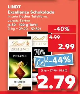 Kaufland DE LINDT Excellence Schokolade tilbud