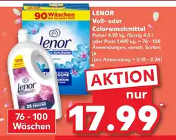 Kaufland DE LENOR Voll- oder Colorwaschmittel tilbud