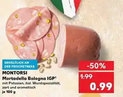 Kaufland DE MONTORSI Mortadella Bologna IGP¹ tilbud