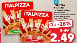 Kaufland DE ITALPIZZA 3 x 3 oder La Numero Uno tilbud