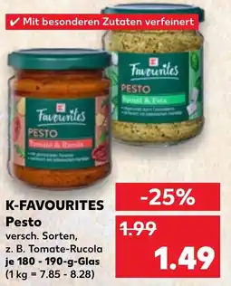 Kaufland DE K-FAVOURITES Pesto tilbud