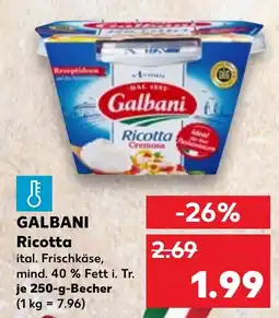 Kaufland DE GALBANI Ricotta tilbud