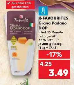 Kaufland DE K-FAVOURITES Grana Padano DOP tilbud