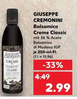 Kaufland DE GIUSEPPE CREMONINI Balsamico Creme Classic tilbud