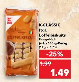 Kaufland DE K-CLASSIC Ital. Löffelbiskuits tilbud