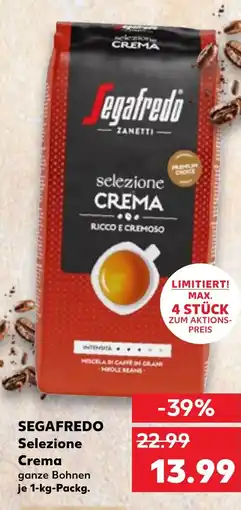 Kaufland DE SEGAFREDO Selezione Crema tilbud