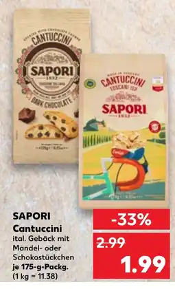 Kaufland DE SAPORI Cantuccini tilbud