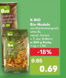 Kaufland DE K-BIO Bio-Nudeln tilbud