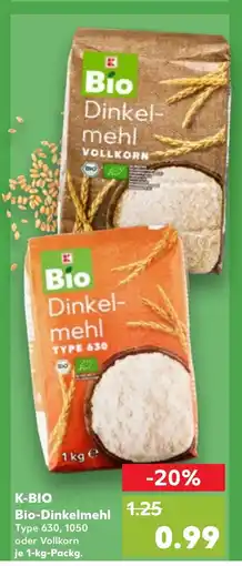 Kaufland DE K-BIO Bio-Dinkelmehl tilbud