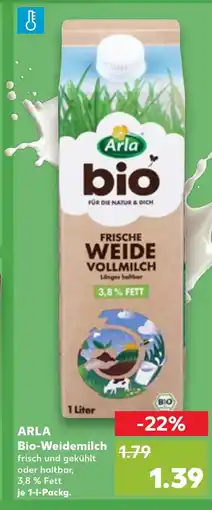Kaufland DE ARLA Bio-Weidemilch tilbud