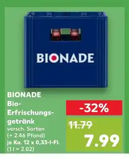 Kaufland DE BIONADE Bio- Erfrischungs- getränk tilbud