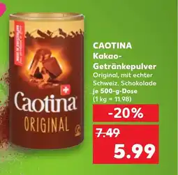 Kaufland DE CAOTINA Kakao- Getränkepulver tilbud