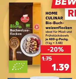 Kaufland DE HOME CULINAR Bio-Buch- weizenflocken tilbud