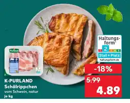 Kaufland DE K-PURLAND Schälrippchen tilbud