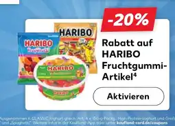 Kaufland DE Rabatt auf HARIBO Fruchtgummi- Artikel tilbud