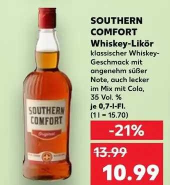 Kaufland DE SOUTHERN COMFORT Whiskey-Likör tilbud