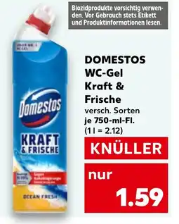 Kaufland DE DOMESTOS WC-Gel Kraft & Frische tilbud
