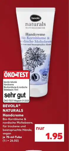 Kaufland DE BEVOLAⓇ Naturals Handcreme tilbud